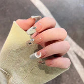 24pcs natural false nails-BY60